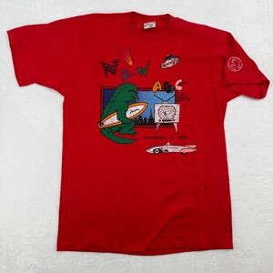 VTG 1986 Hobie Heavy Surf Monster New Age Single Stitch Shirt Sz XL Deadstock